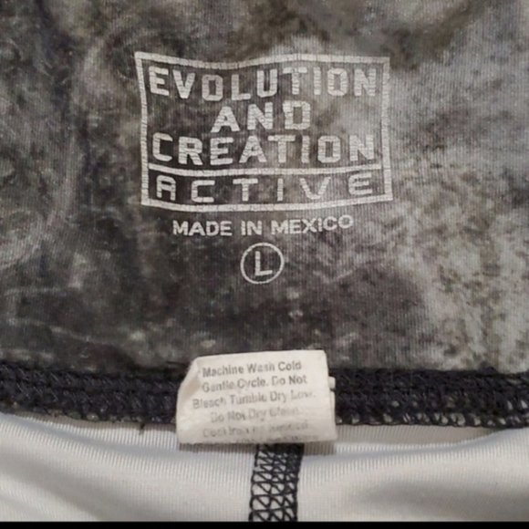 LOT of 2 Evolution and Creation graphic print leggings - Picture 9 of 9